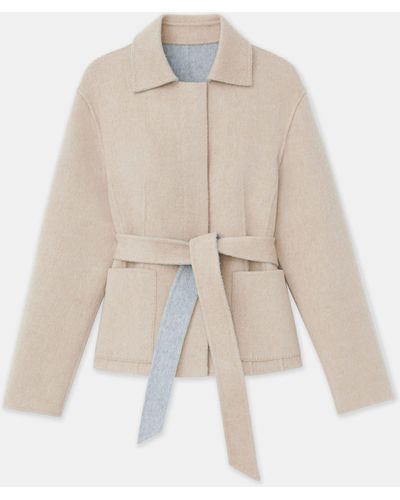 Veste Tricotée Boucle Lafayette 148 New York - Femme Taille 12 - Noir Et Blanc - Occasion Très Bon état
