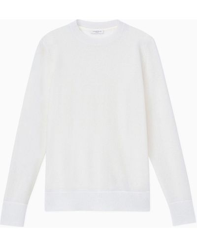 Lafayette 148 New York Plus-size Cashmere Crewneck Sweater - White