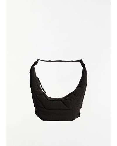 Lemaire Medium Soft Game Bag - Black