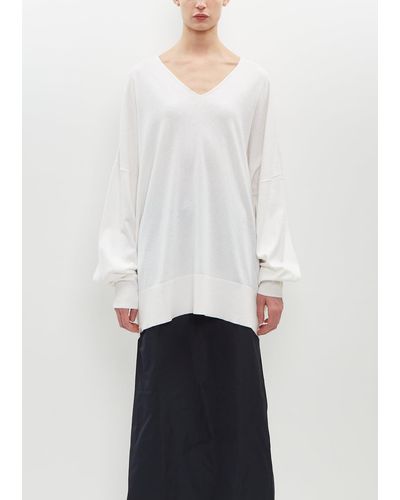 Extreme Cashmere N°343 Luna Sweater - White