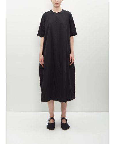 Scha Elbow-length Sleeve Dress Medium-long - Black