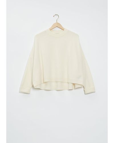 Dusan Chunky Cashmere Sweater - White