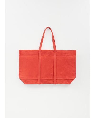 Amiacalva Light Ounce Canvas Tote L - Red