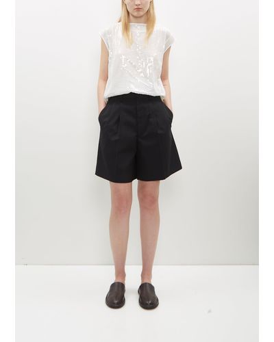 Junya Watanabe Wool Suiting Shorts - Black