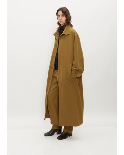Lemaire Soft Wool Overcoat - Multicolour