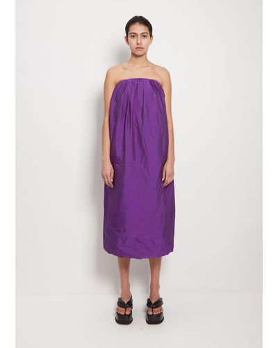 Ter Et Bantine Decollete Dress - Purple