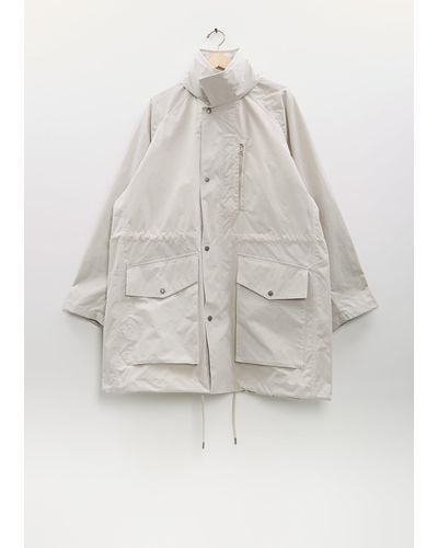 MHL by Margaret Howell Stand Collar Parka - White
