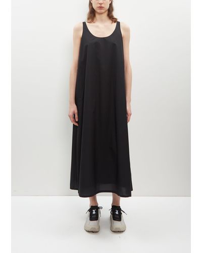 Veilance Demlo Grid Nylon Tank Dress - Black