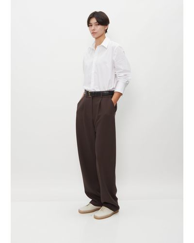 La Collection Sada Wool Trousers - Red
