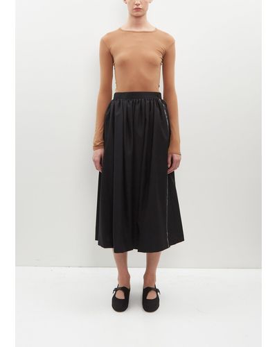 Junya Watanabe Tropical Wool Skirt - Black