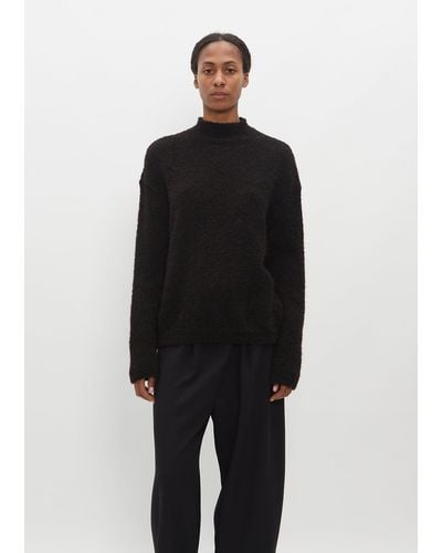 La Collection Owen Alpaca And Wool Sweater - Black