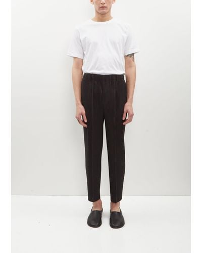 Homme Plissé Issey Miyake Compleat Trousers - White