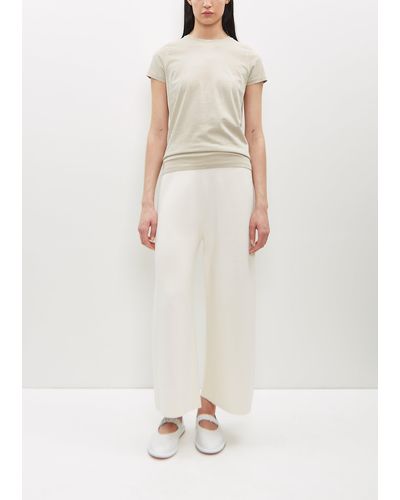 Lauren Manoogian Double Knit Trousers - White