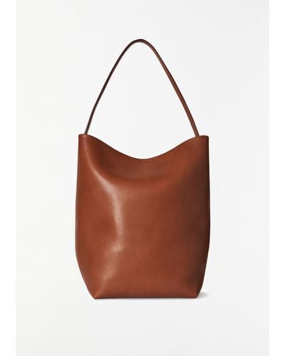 The Row Large N/s Park Tote - Brown