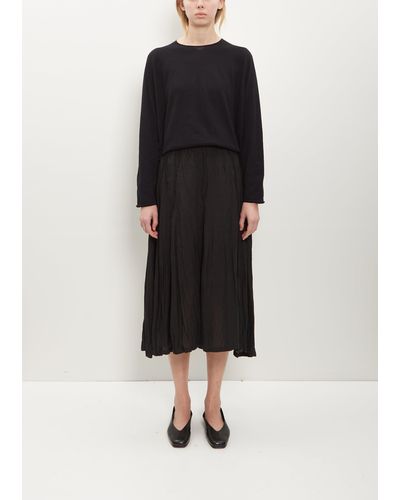 Pas De Calais Botanical Garment Dye Skirt - Black