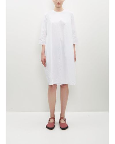 Scha 3/4 Sleeve Dress Short - White
