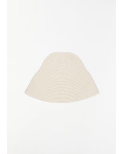 Lauren Manoogian Rib Bell Hat - White