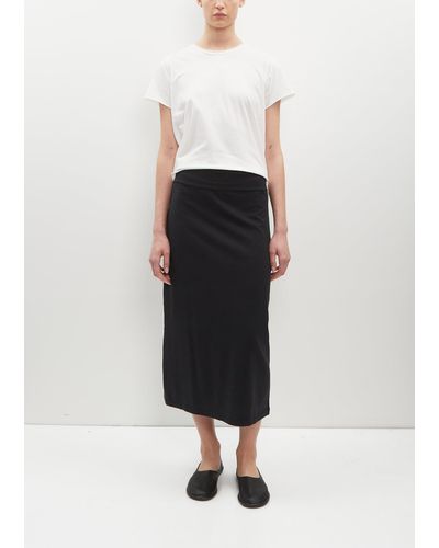 Labo.art Penna Stretch Cotton Jersey Skirt - White