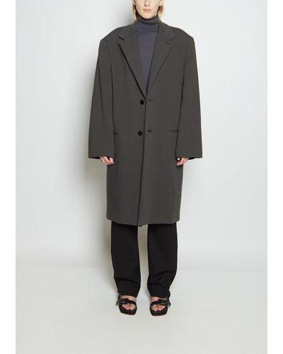 Lemaire Chesterfield Wool Suiting Coat - Multicolor