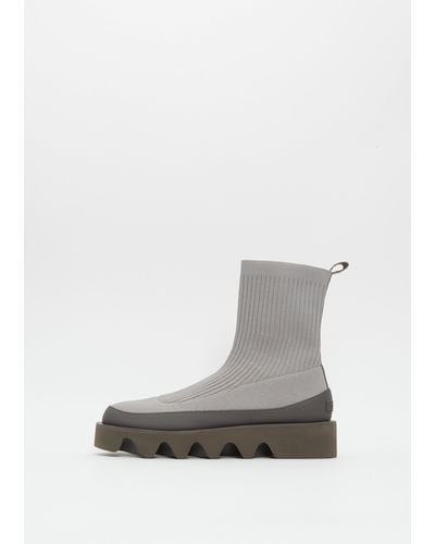 Issey Miyake Bounce Fit Short Boot - Grey