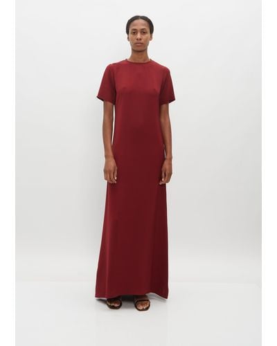 La Collection Celine Silk Dress - Red