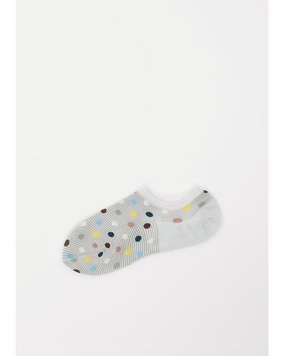 Antipast Candy Dots Knitted Socks - White