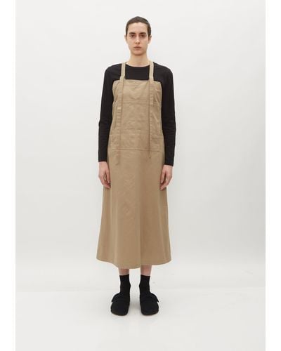 Y's Yohji Yamamoto Overall Cotton Dress - Natural