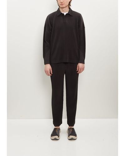 Homme Plissé Issey Miyake Mc January Trousers - Black