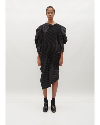 Issey Miyake Contraction Dress - Black