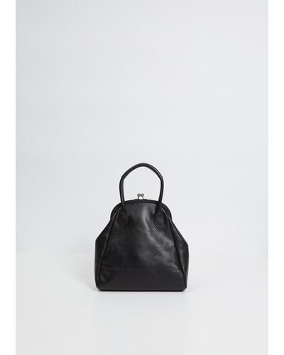 Y's Yohji Yamamoto Clasp Bag - Black