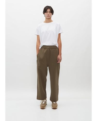 MHL by Margaret Howell Cropped Track Pant - White
