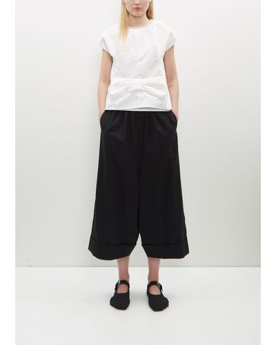 Junya Watanabe Wool Cuffed Trousers - White