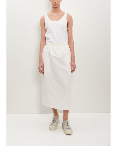 Sofie D'Hoore So Pencil Linen-cotton Skirt - White