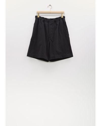 MHL by Margaret Howell Pull Up Shorts - Black