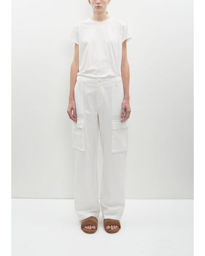 Labo.art Mica Cotton-linen Trousers - White