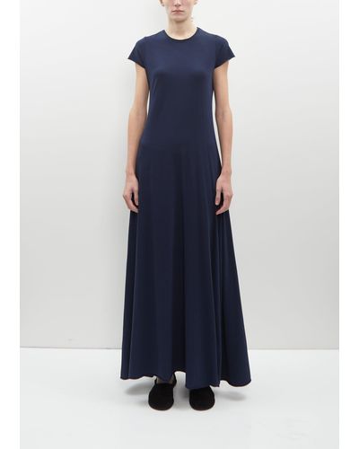 Labo.art Sunio Stretch Cotton Jersey Dress - Blue