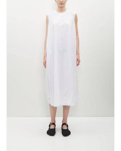 Scha Sleeveless Dress Medium-long - White