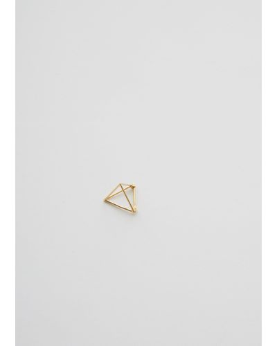 Shihara Triangle Earring 10 - White