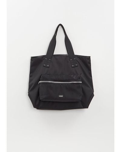 Sacai Coal Large Tote Bag - Black