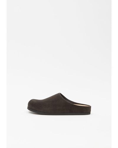 Common Projects Suede Clog - White