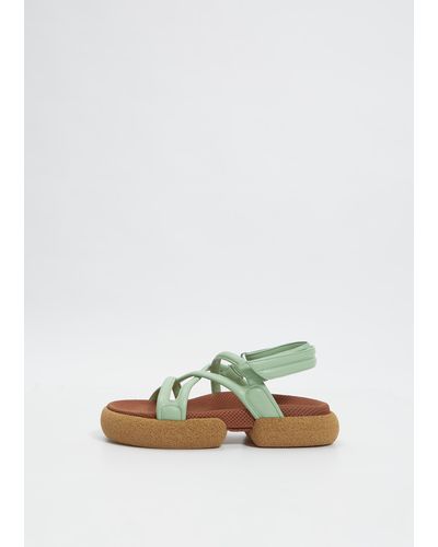 Dries Van Noten Strappy Mesh Sandals - Multicolor