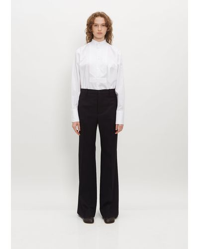 Plan C Flared Pants - White