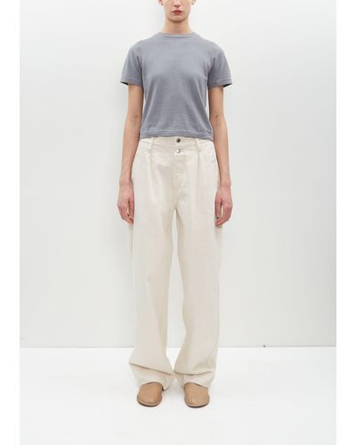 Tanaka The Wide Jean Trousers - White
