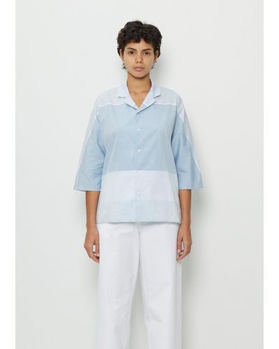 Stephan Schneider Trailer Cotton Shirt - Blue