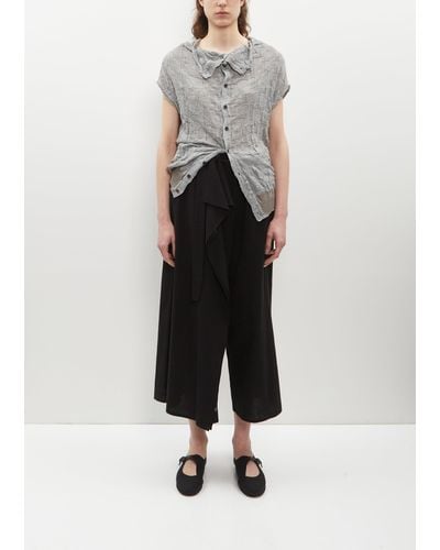 Y's Yohji Yamamoto Belted Pants - White