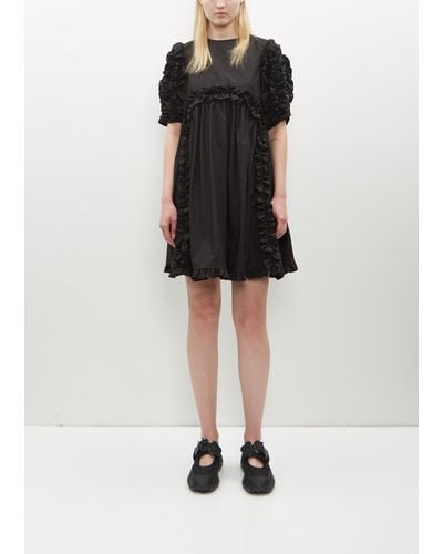 Cecilie Bahnsen Ginny Dress Cotton - Black