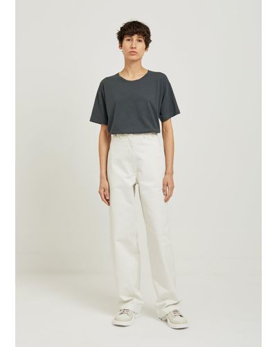 MHL by Margaret Howell Cinched Back Pants - White