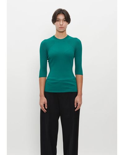 Issey Miyake Mellow Stretch Top - Green