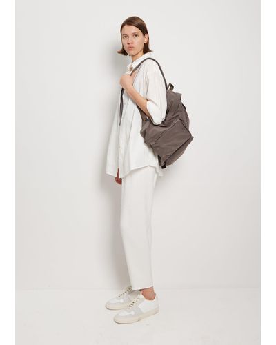 Amiacalva Split Yarn Backpack - White