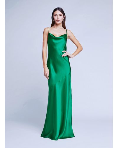 Hunter green slip best sale dress